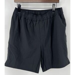 Peloton Turin Shorts Mens Large Black 8" Lined Athletic Running Gym Cycling